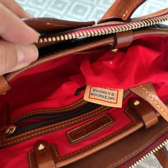 Dooney & Bourke Navy Leather Bag - Picture 10 of 10